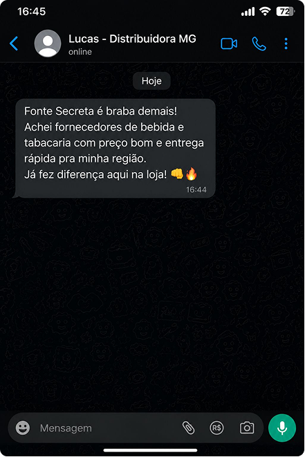 Testimonial from Lucas, Distribuidora MG